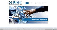 Desktop Screenshot of geuder-gmbh.com