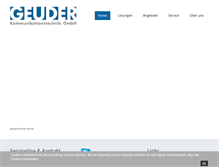 Tablet Screenshot of geuder-gmbh.com